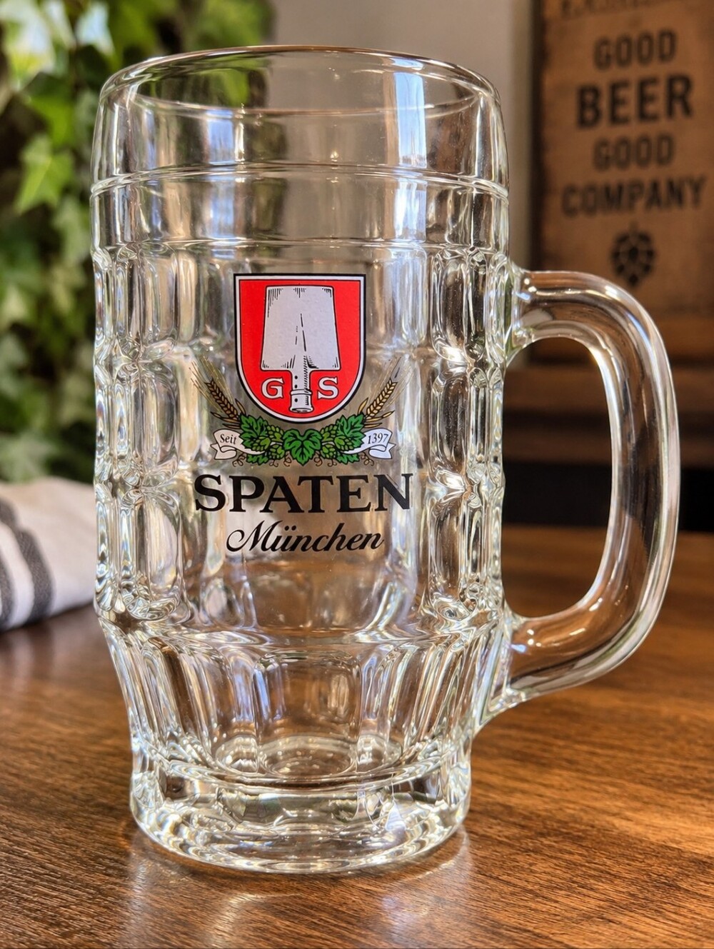 Set of 2 Spaten München German Brewery Beer Mug – Made in Italy